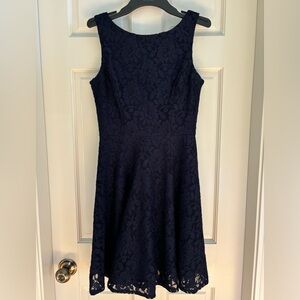 Like new! Navy blue floral dress!